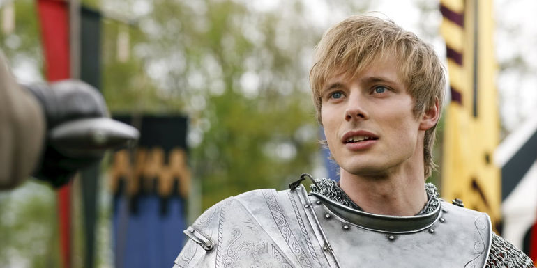 Bradley James as King Arthur in Merlin