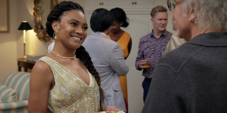 Brookie talks to Larry in Curb Your Enthusiasm