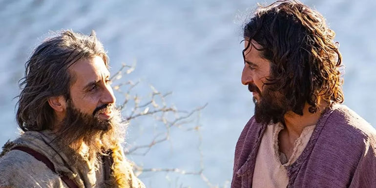 John the Baptist and Jesus in The Chosen