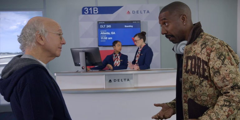 Larry talks to Leon in Curb Your Enthusiasm