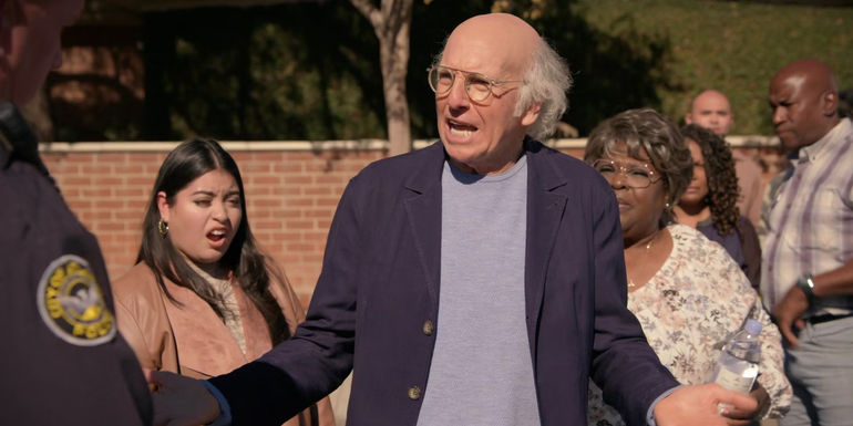 Larry talks to the cops in Curb Your Enthusiasm
