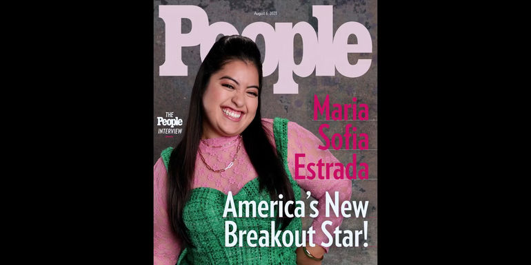 Maria Sofia on the cover of People in Curb Your Enthusiasm