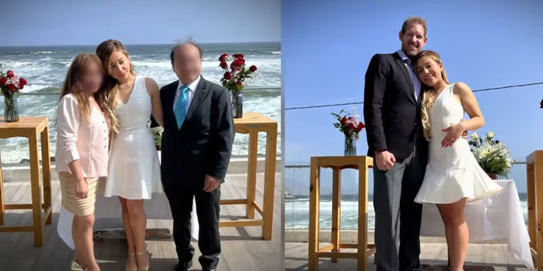 Ben Mahogany In 90 Day Fiance from their wedding civil ceremony in Peru