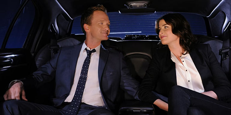 Barney and Robing in the How I Met Your Mother Season 8 finale, 