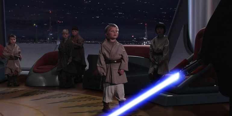 Anakin kills the younglings in Revenge of the Sith