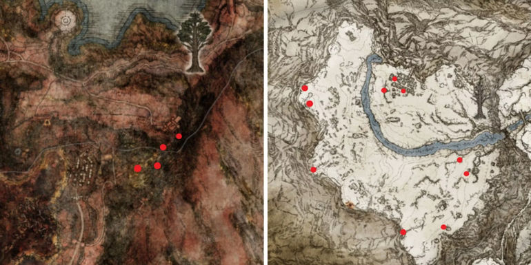 Elden Ring: Miquella's Lily locations on the map