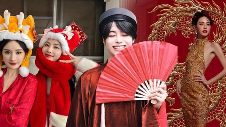 Những Khoảnh Khắc Nổi Bật Của Sao Châu Á Trong Năm Mới Giáp Thìn