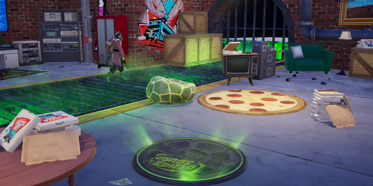 tmnt ninja turtles lair in fortnite