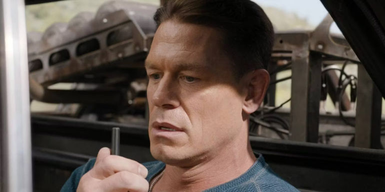 Jakob (John Cena) in a car in Fast X
