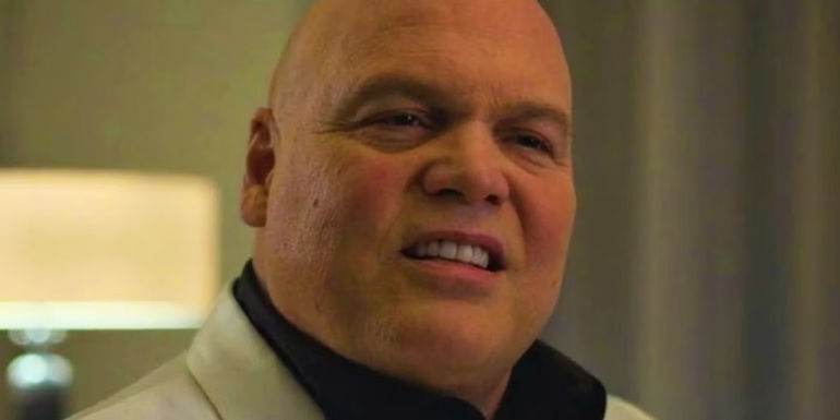 Wilson Fisk's Kingpin sneering in Daredevil