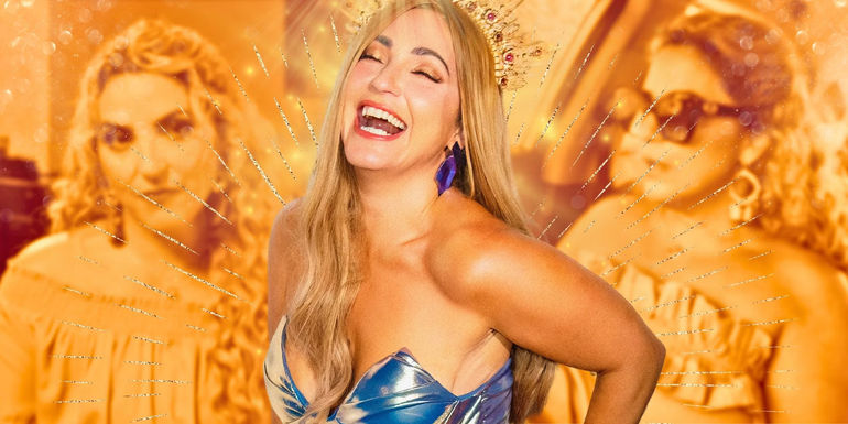 Montage of 90 Day Fiancé's Daniele Gates with glam transformation