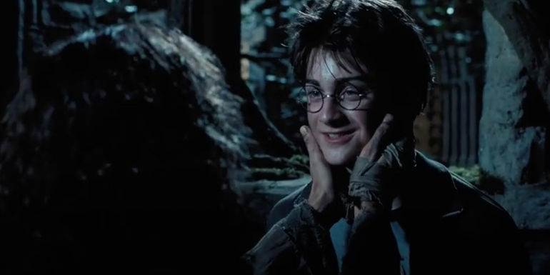 Harry and Sirius talk before he leaves in Prisoner Of Azkaban
