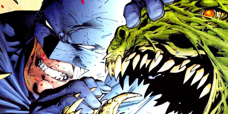 batman fights killer croc