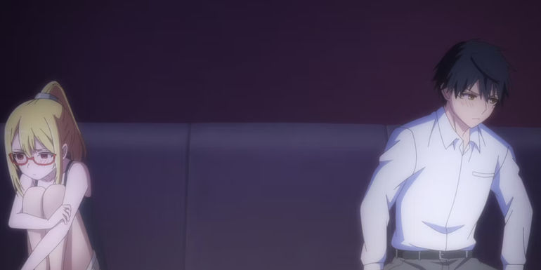 Lily Amane and Masatora Akutsu in The Foolish Angel Dances with the Devil 