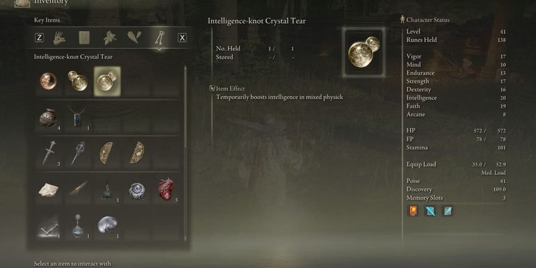 Unleashing the Power of Intelligence-Knot in Elden Ring