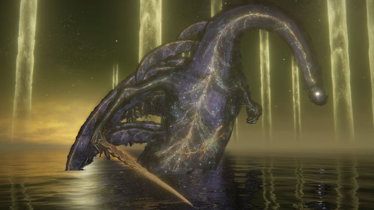 Bí mật của thanh kiếm huyền thoại trong trận đấu với boss cuối của Elden Ring