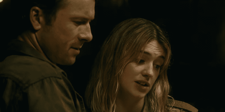 Glen Powell and Daisy Edgar-Jones in the trailer for Twisters