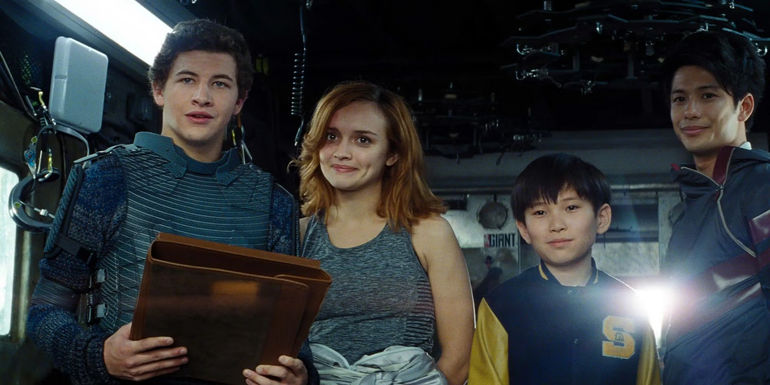 Wade, Samantha, Daito, and Shoto in Ready Player One