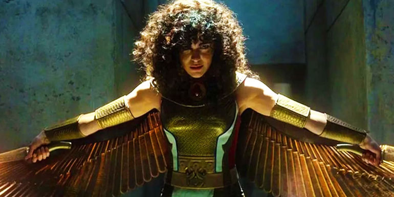 Layla El-Faouly's Scarlet Scarab suiting up in Moon Knight