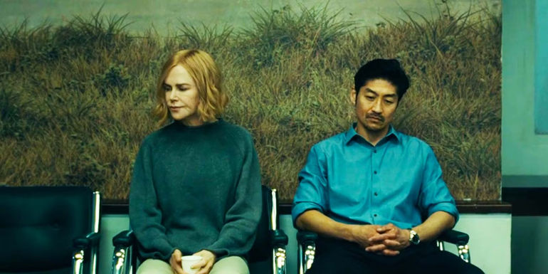 Nicole Kidman as Margaret and Brian Tee as Clarke in Expats episode 4-1