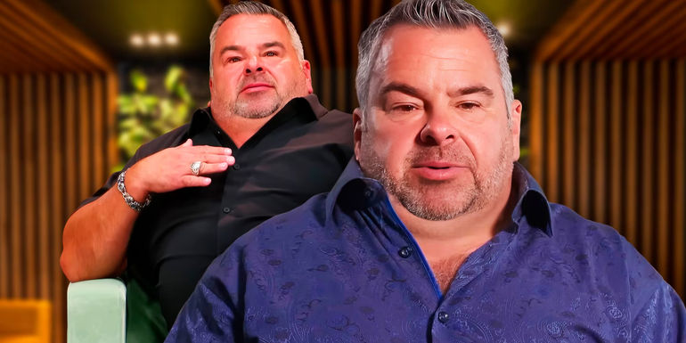 Side by side images of 90 Day Fiance's Big Ed Brown
