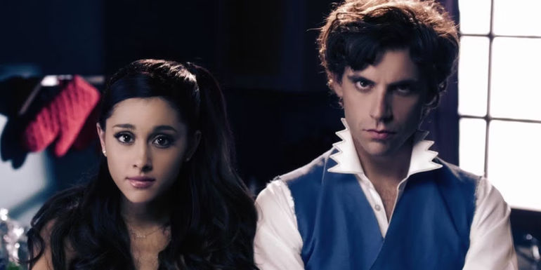 An image of Ariana Grande and MIKA from the official music video for their song 