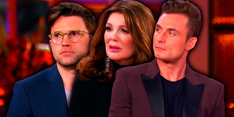 vanderpump rules montage tom schwartz lisa vanderpump james kennedy serious expressions