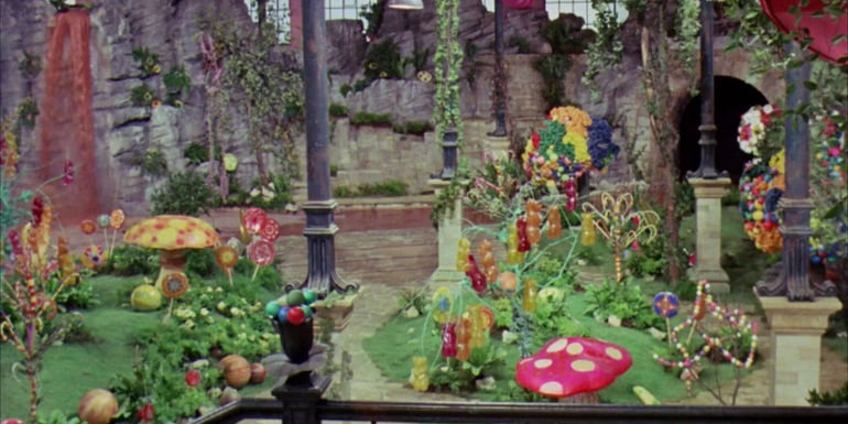 1971 Willy Wonka movie's set design