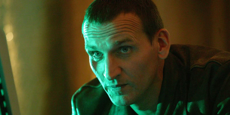 Christopher Eccleston as the Ninth Doctor in Doctor Who
