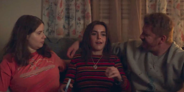 Bea with her parents in Wildflower-1