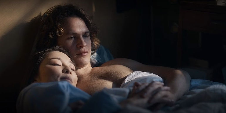 Jake and Misaki in Tokyo Vice season 2 episode 3