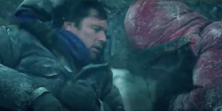 Martin Henderson as Andy Harris and Jason Clarke as Rob Hall in Everest (2015)