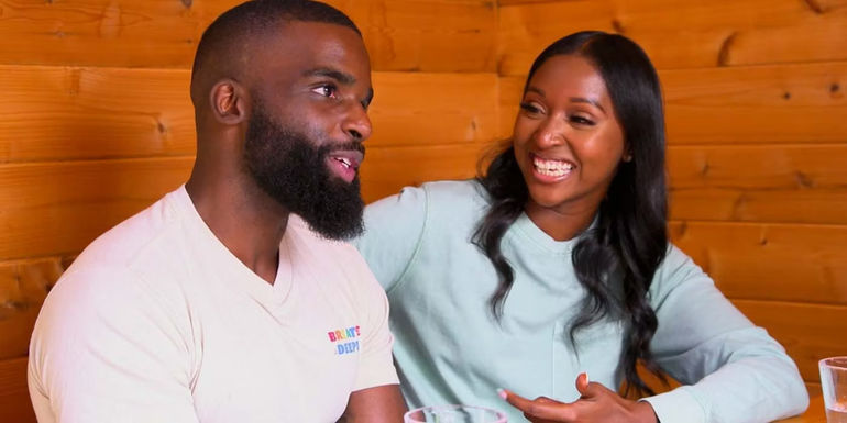 Michael Jasmina from Married at First Sight season 14 sitting and talking together