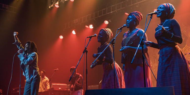 Bob Marley and the Wailers perform in Bob Marley One Love