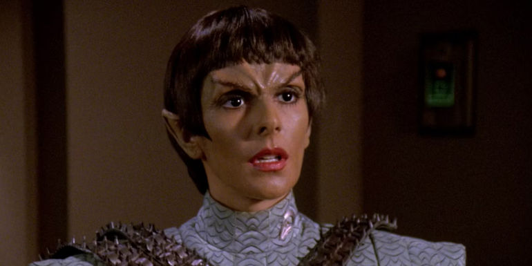 Star Trek TNG Face of the Enemy Troi Romulan