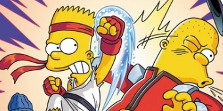 A Unique Crossover: Springfield Icons Enter the Fighting Ring with Street Fighter Legends