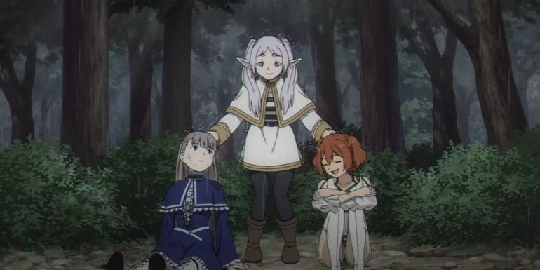 Frieren congratulates Lawine and Kanne