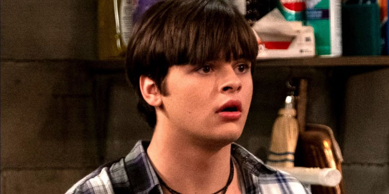 Jay Kelso (Mace Coronel) looks mildly shocked in That '90s Show.