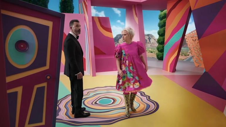 Barbie's Whimsical Adventure with Jimmy Kimmel Leading Up to the Oscars
