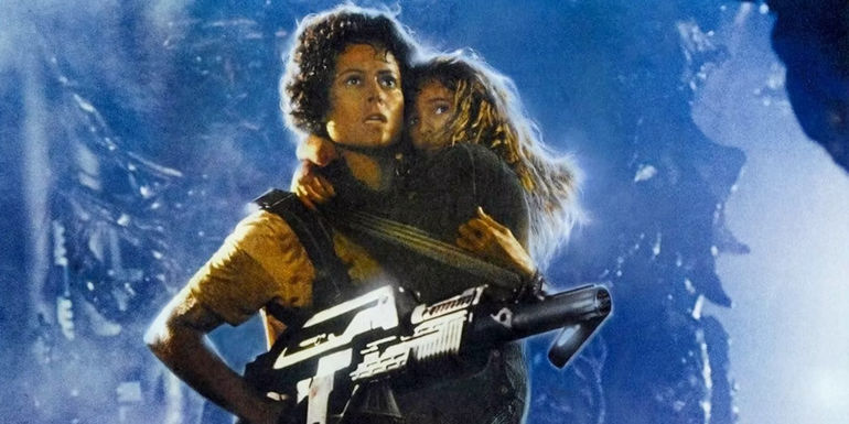 Ripley and Newt in Aliens.