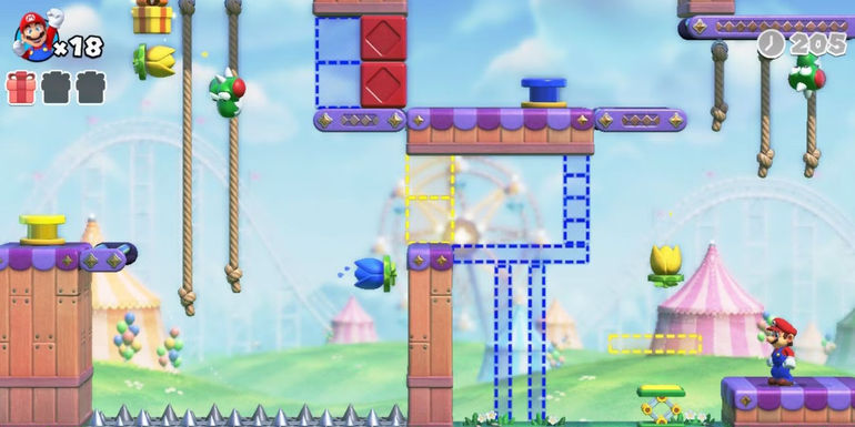 mario vs. donkey kong area 2 level 4-2