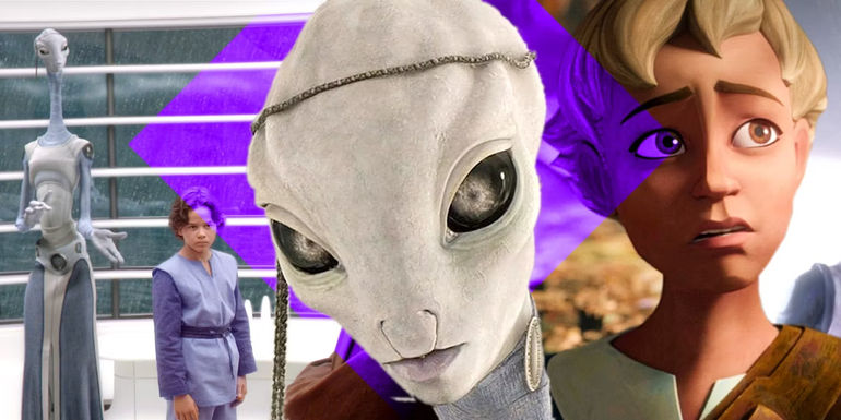 Nala Se, Boba Fett, and Omega in Attack of the Clones and The Bad Batch