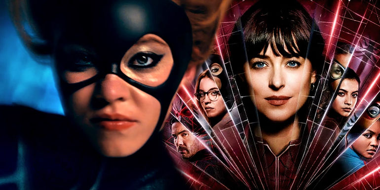 Sydney Sweeney as Spider-Girl and Dakota Johnson as Cassie Webb in Madame Web