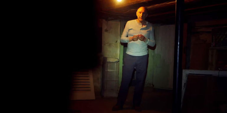 The Visit Pop Pop in the basement