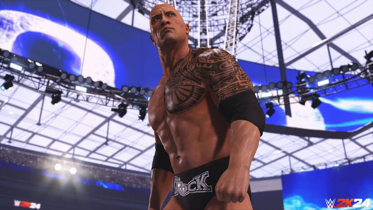 WWE 2K24 The Rock Screenshot