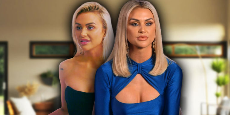 A side-by-side image of Vanderpump Rules star Lala Kent.