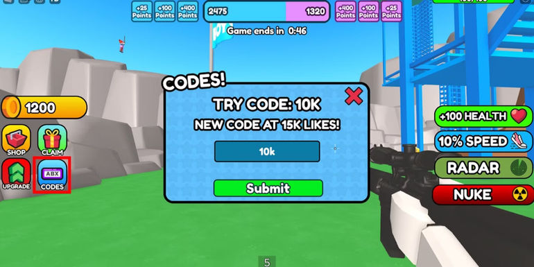 Roblox Boys vs Girls the codes tab