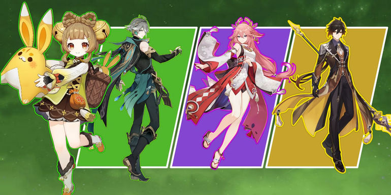 Genshin Impact Team Composition Yaoyao Alhaitham Yae Zhongli
