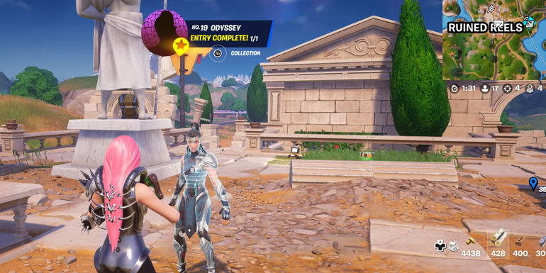 ancient greece npc at ruined reels - With the release of update v28