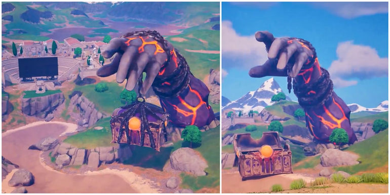 chapter 5 season 2 teaser in-game - Pandora's Box Location in Fortnite